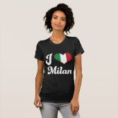 Ik hoor Milaan Italië (Liefde) T-shirt (Voorkant volledig)