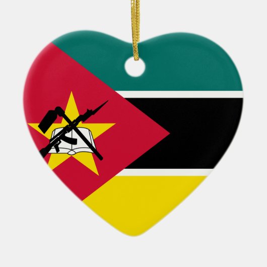 Ik hoor Mozambique Keramisch Ornament (Voorkant)