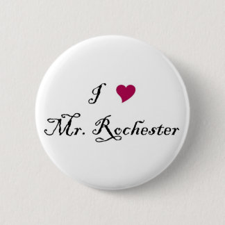 Ik hoor Mr Rochester. Ronde Button 5,7 Cm