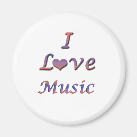 Ik hoor muziek magneet (Voorkant)