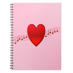 Ik hoor muziek notitieboek