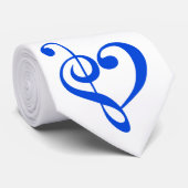 Ik hoor muziek rood Stropdas (Opgerold)