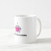 Ik hoor MyLifeSuckers Mok (Voorkant rechts)