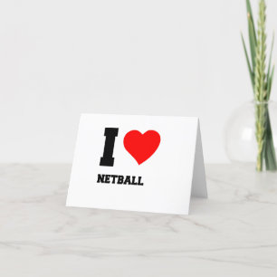 IK HOOR NETBALL BEDANKKAART