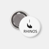 Ik hoor neushoorns magneet (Voorkant / Achterkant)