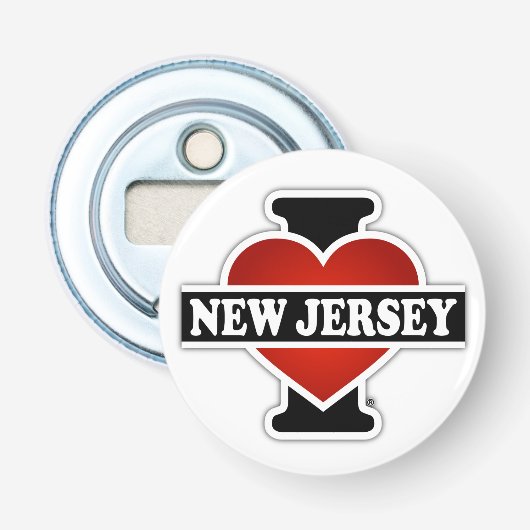 Ik hoor New Jersey Button Flesopener (Voorkant)
