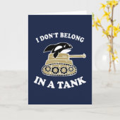 Ik hoor niet in een tank kaart (Gele Bloem)