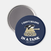 Ik hoor niet in een tank magneet (Voorkant / Achterkant)