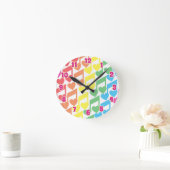 Ik hoor noten en muziek ronde klok (Huis)