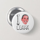 Ik hoor Obama-Buttonnen Ronde Button 5,7 Cm (Voorkant /achterkant)