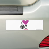 Ik hoor Paars Bumpersticker (Op auto)