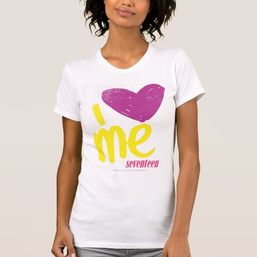Ik hoor Paars-geel T-shirt (Voorkant)
