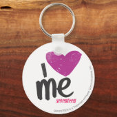 Ik hoor Paars Sleutelhanger (Voorkant)