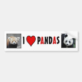 Ik hoor PANDAS. Bumpersticker (Voorkant)