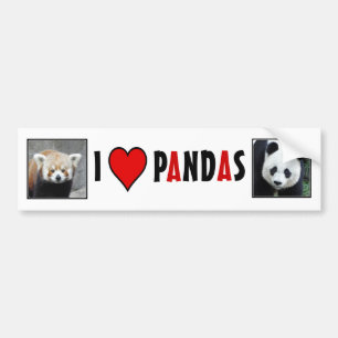 Ik hoor PANDAS. Bumpersticker