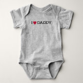 Ik hoor papa Baby Bodysuit one-Piece (Voorkant)