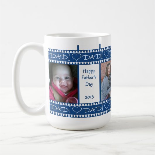 Ik hoor papa Gift Mok (Links)