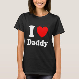 Ik hoor pappa ik hou van papa lange hoes t-shirt