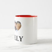 Ik hoor persoonlijke paren fotoliefhebber tweekleurige koffiemok (Center)