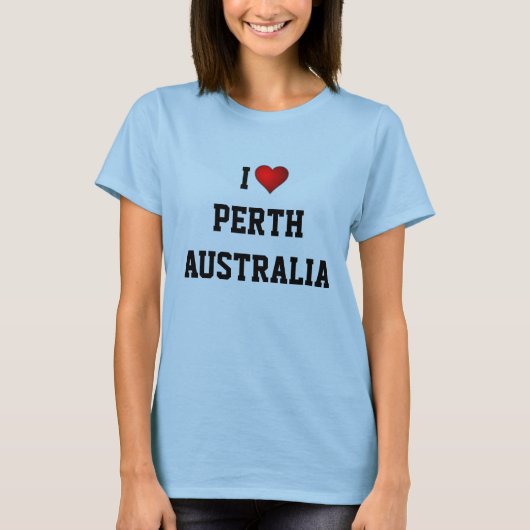 IK HOOR PERTH, AUSTRALIË T-SHIRT (Voorkant)