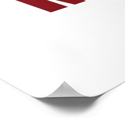 Ik hoor Poster van mama (Hoek)