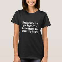 Ik hoor President Barack Obama Love Typografie