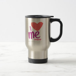 Ik hoor roze/Paars Reisbeker