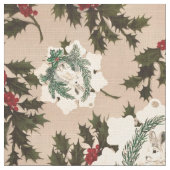 Ik hoor Santa Bunny Stof (Close Up)