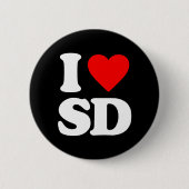 IK HOOR SD RONDE BUTTON 5,7 CM (Voorkant)