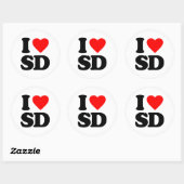 IK HOOR SD RONDE STICKER (Vel)