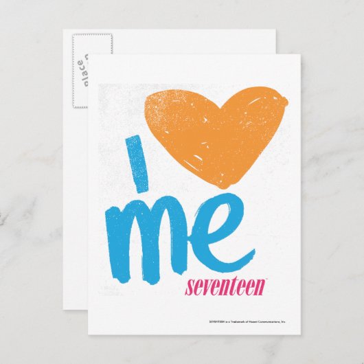 Ik hoor Sinaasappel/Aqua Briefkaart (Voorkant / Achterkant)