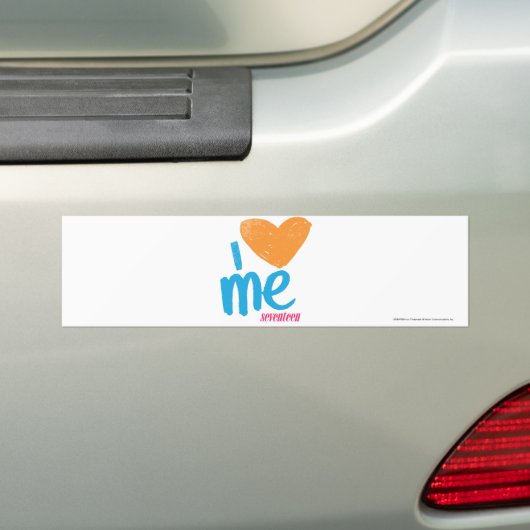 Ik hoor Sinaasappel/Aqua Bumpersticker (Op auto)