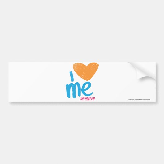 Ik hoor Sinaasappel/Aqua Bumpersticker (Voorkant)