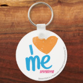 Ik hoor Sinaasappel/Aqua Sleutelhanger (Voorkant)