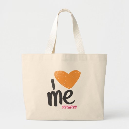 Ik hoor Sinaasappel Grote Tote Bag (Voorkant)