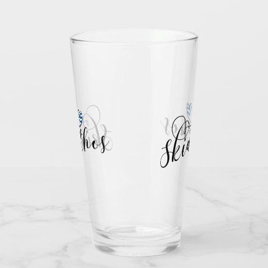 Ik hoor Skiathios, met Griekse vlag Glas (Links)