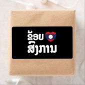 Ik hoor Songkan Laotiaanse taal Etiket (Insitu)