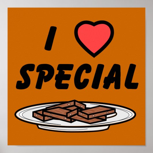 Ik hoor speciale brownies poster (Voorkant)