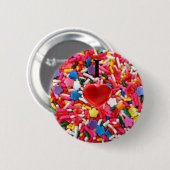 Ik hoor Sprinkles/ik hou van Sprinkles Button (Voorkant /achterkant)