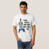 Ik hoor stemmen T-shirt (Voorkant volledig)