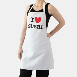 Ik hoor sushi keuken schort voor sushi liefhebbers