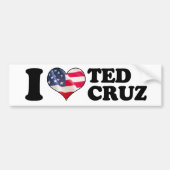 Ik hoor Ted Cruz Bumper -.png Bumpersticker (Voorkant)
