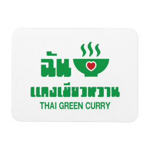 Ik hoor Thai Green Curry Magneet