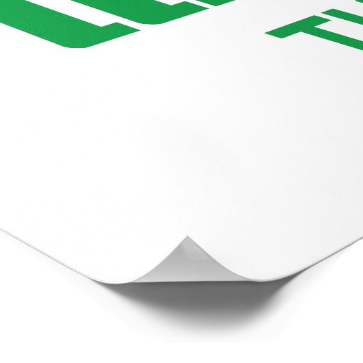 Ik hoor Thai Green Curry Poster (Hoek)