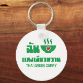 Ik hoor Thai Green Curry Sleutelhanger (Voorkant)