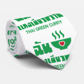 Ik hoor Thai Green Curry Stropdas (Opgerold)