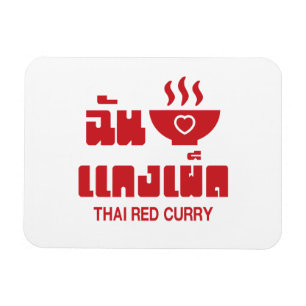 Ik hoor Thai Red Curry Magneet