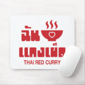 Ik hoor Thai Red Curry Muismat (Met muis)