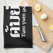 Ik hoor Tom Yum Goong ~ Thai Food Theedoek (Quarter Fold)