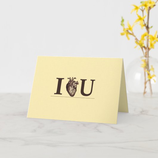 Ik hoor U Kaart (Gele Bloem)